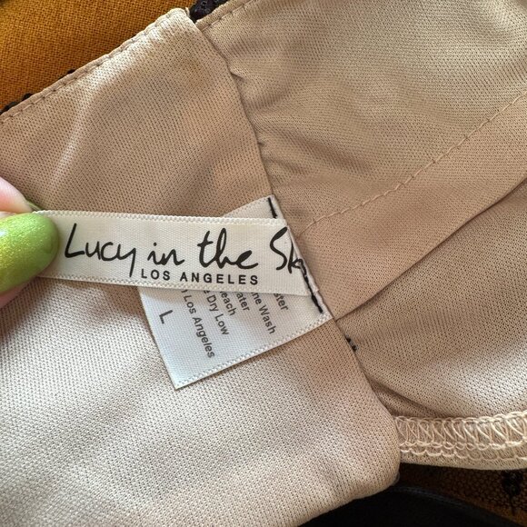 Sequin Matching Skirt and Crop Top Set - Picture 6 of 7